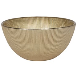 GOLD GLASS MISKA DEKORACYJNA 15x7cm 23108323