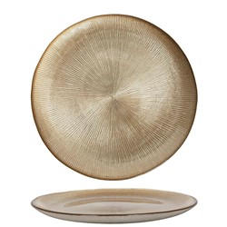 GOLD GLASS TALERZ PATERA 21cm 23108331