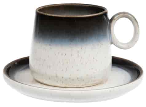 LUNA LINE FILIŻANKA ZE SPODKIEM 1+1 250ml luz