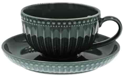 MOSAIQUE OLIVE FILIŻANKA ZE SPODKIEM 1+1 250ml luz