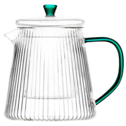 JUSTINE GREEN DZBANEK ZAPARZACZ SZKLANY 1,0L