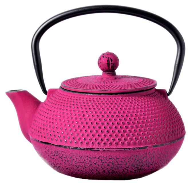GIFT CZAJNIK ŻELIWNY Z SITKIEM 0,8L FUCHSIA