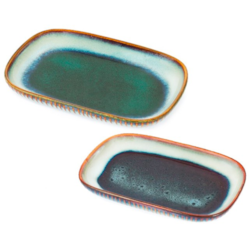 OMBRES  TALERZ PÓŁMISEK 19x13cm