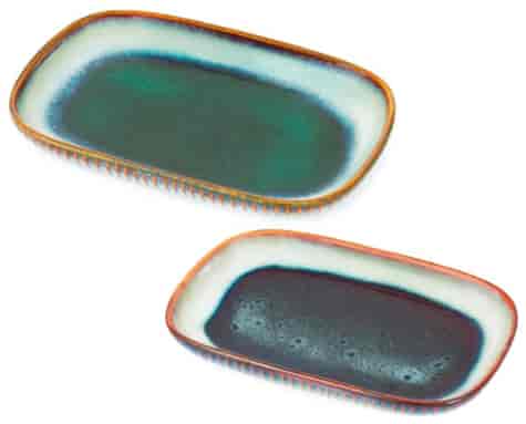 OMBRES  TALERZ PÓŁMISEK 19x13cm