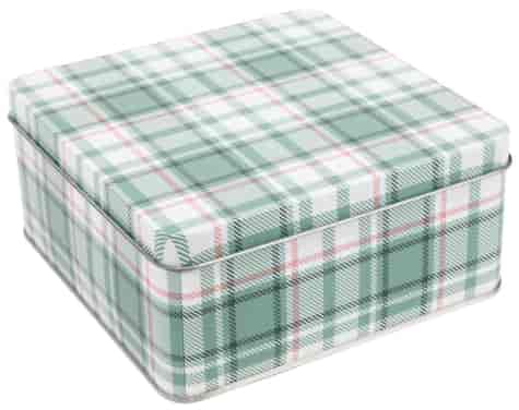 WINTER DECO POJEMNIK METAL 15x15x7cm 23465948