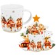 BN CHRISTMAS VILLAGE KUBEK 400ml + OPAK CHOINKA