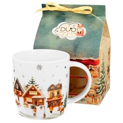 BN CHRISTMAS VILLAGE KUBEK 400ml + OPAK DOMEK