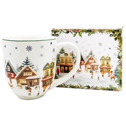 BN CHRISTMAS VILLAGE KUBEK KUBAS W PUDEŁKU 1000ml