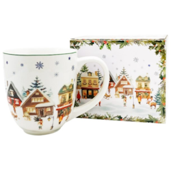 BN CHRISTMAS VILLAGE KUBEK KUBAS W PUDEŁKU 1000ml