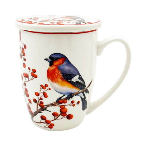BN CHRISTMAS BIRDS KUBEK ZAPARZACZ 360ml