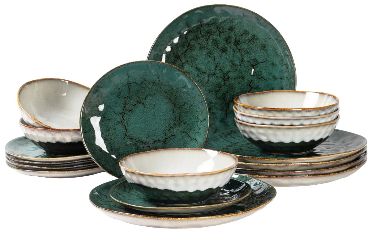 OMBRES INSTA KOMPLET OBIADOWY 18EL GREEN GREY
