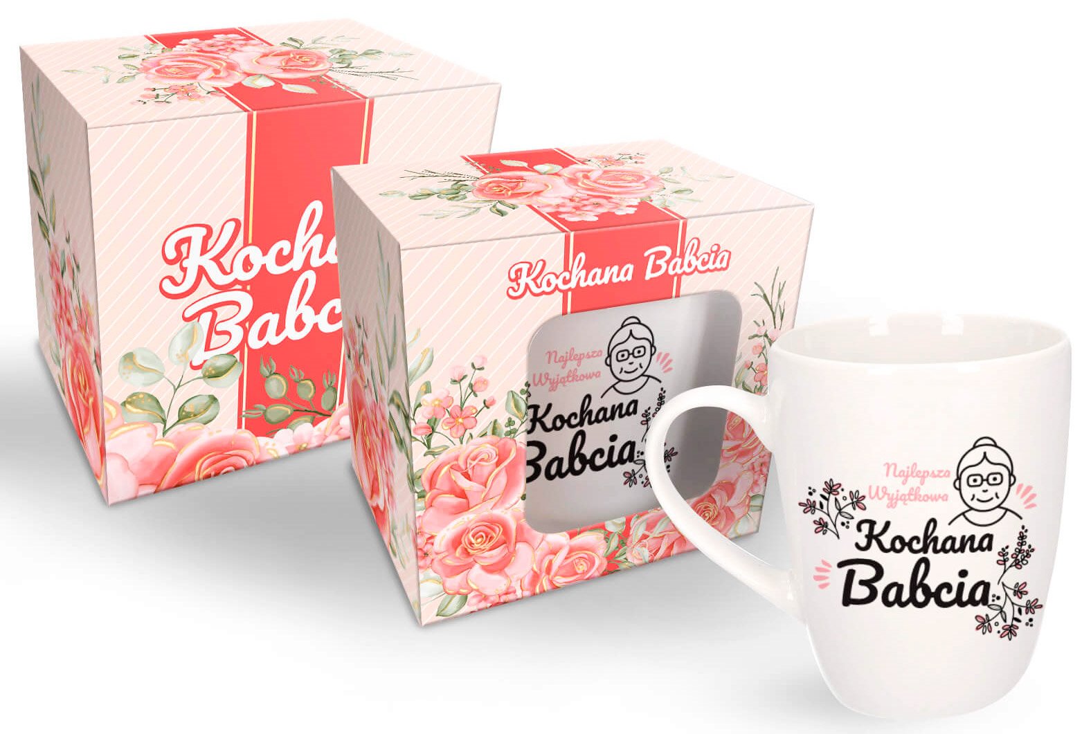 DZIEŃ BABCI KUBEK 300ml KOCHANA BABCIA