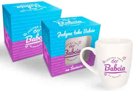 DZIEŃ BABCI KUBEK 300ml JEDYNA TAKA BABCIA...