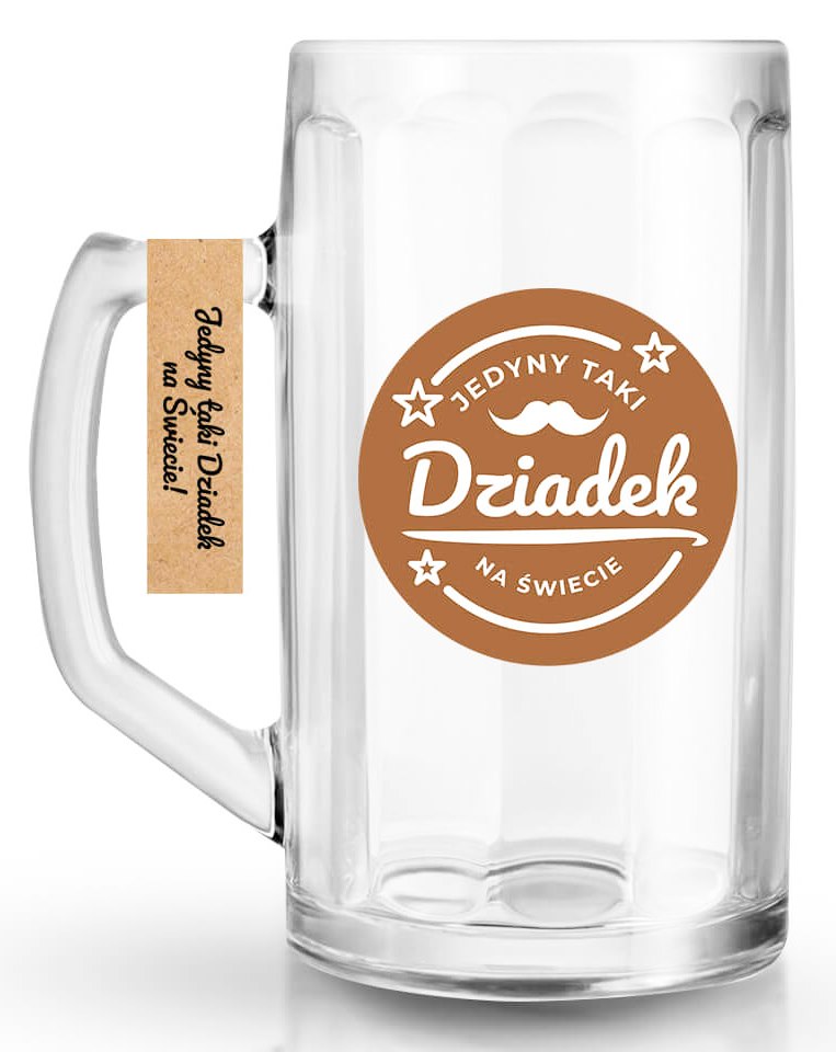 DZIEŃ DZIADKA KUFEL 500ml JEDYNY TAKI DZIADEK...