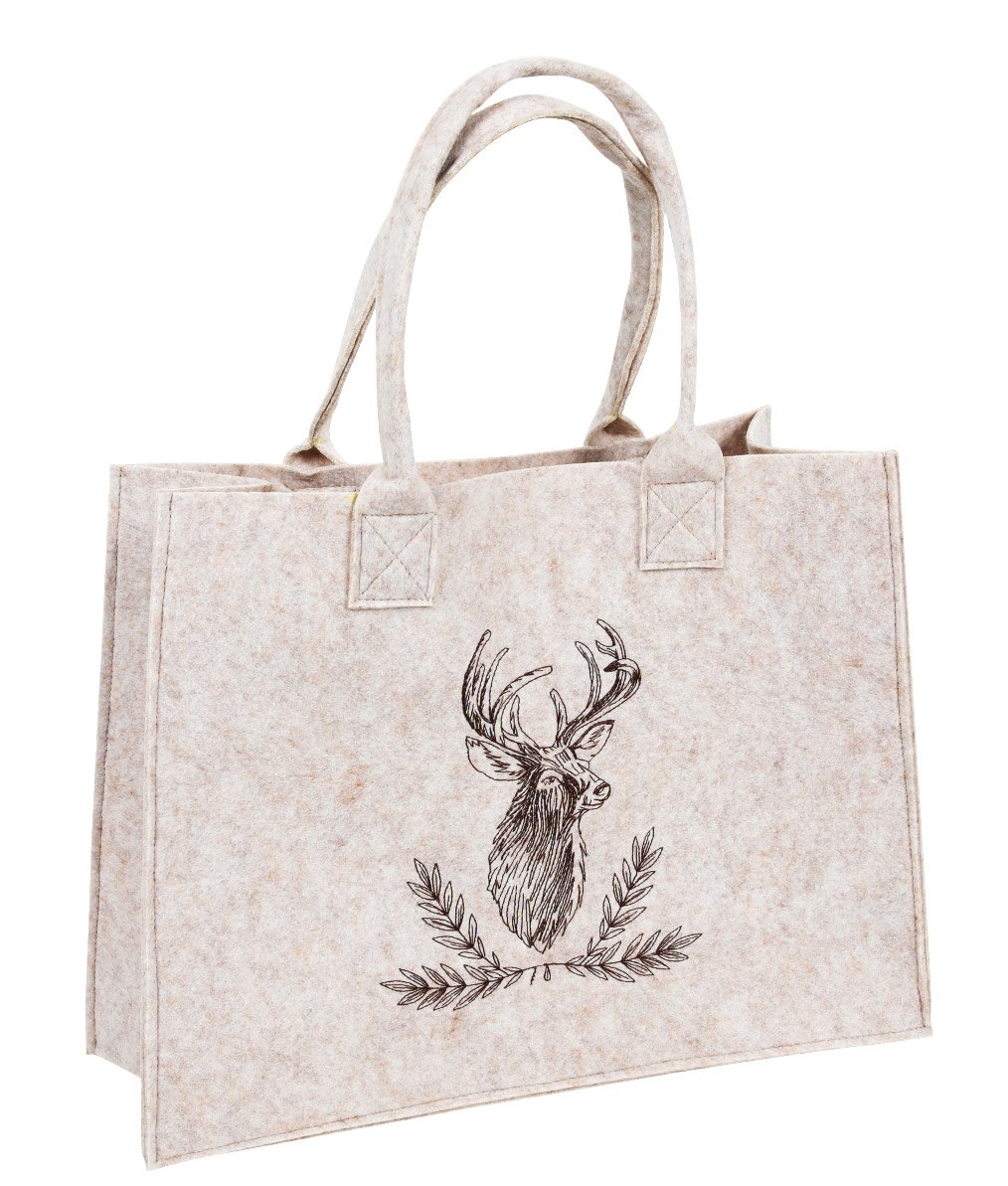 BAG GIFT DEER TORBA FILCOWA 35x12x25cm 23099395 BN