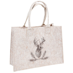 BN DEER BEIGE TORBA FILCOWA 40x15x30cm 23099395