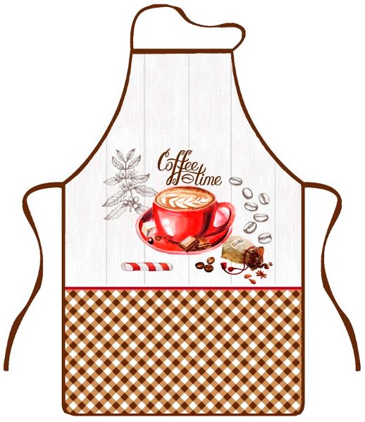 CAPPUCCINO FARTUCH KUCHENNY 50x76cm KAWA F22A1111