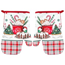 RĘKAWICE KUCHENNE MAGNES KPL 2szt HOLIDAY F24A2106