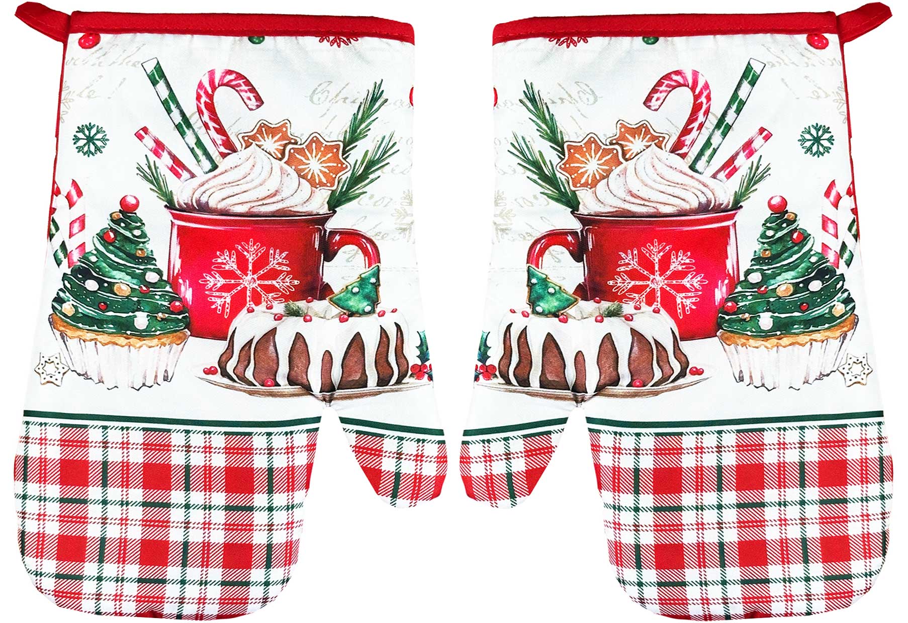 RĘKAWICE KUCHENNE MAGNES KPL 2szt HOLIDAY F24A2106