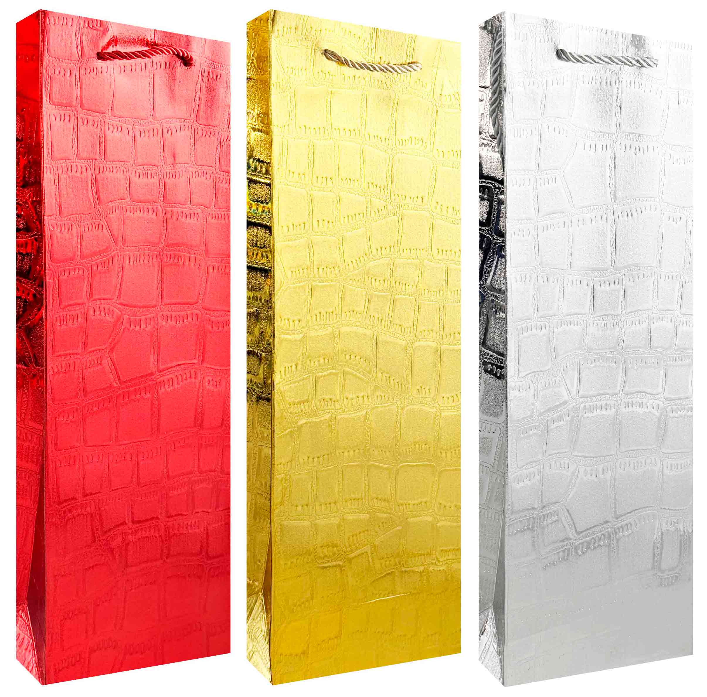 TOREBKA PREZENTOWA 12x9x35cm WINO JUS-3413 BN