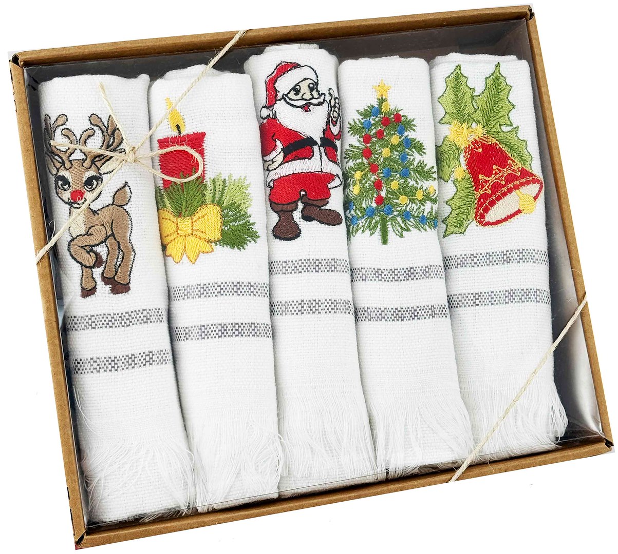 BN NILTEKS ŚCIERKA KUCHENNA KPL 5SZT 40x60cm ŚWIĄT