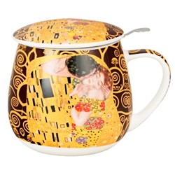 GUSTAV KLIMT KISS BROWN ZAPARZACZ BARYŁKA 430ml