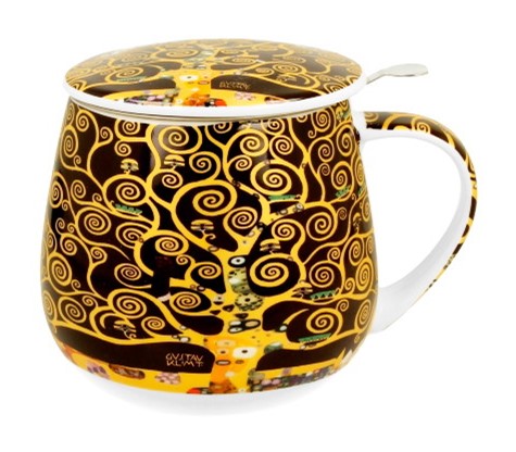 GUSTAV KLIMT TREE BROWN ZAPARZACZ BARYŁKA 430ml