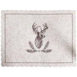 BN MATA FILCOWA NA STÓŁ PROSTOKĄT 30x40cm DEER BEI