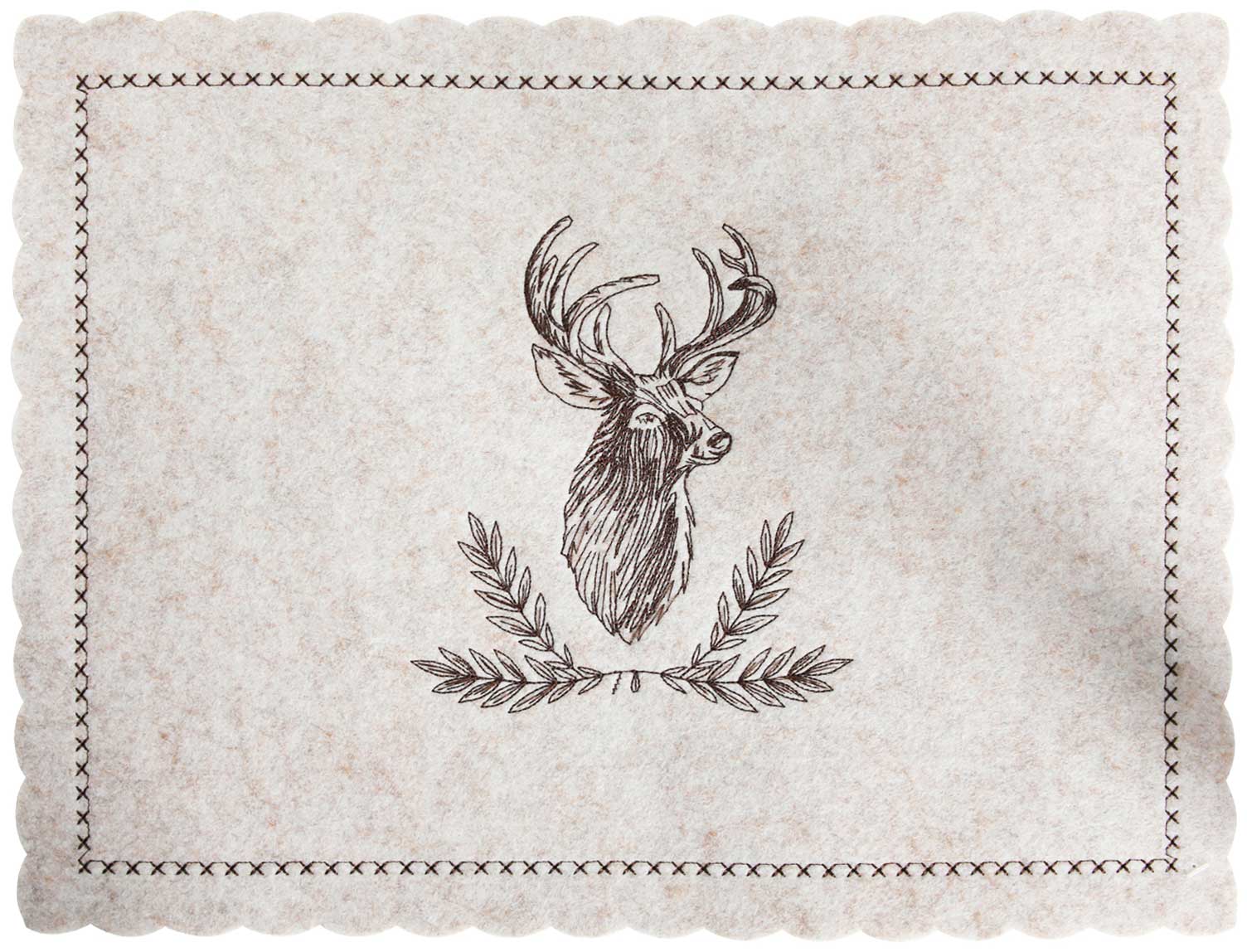 BN MATA FILCOWA NA STÓŁ PROSTOKĄT 30x40cm DEER BEI
