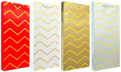 TOREBKA PREZENTOWA 12,5x8x36cm WINO JUS-0933B