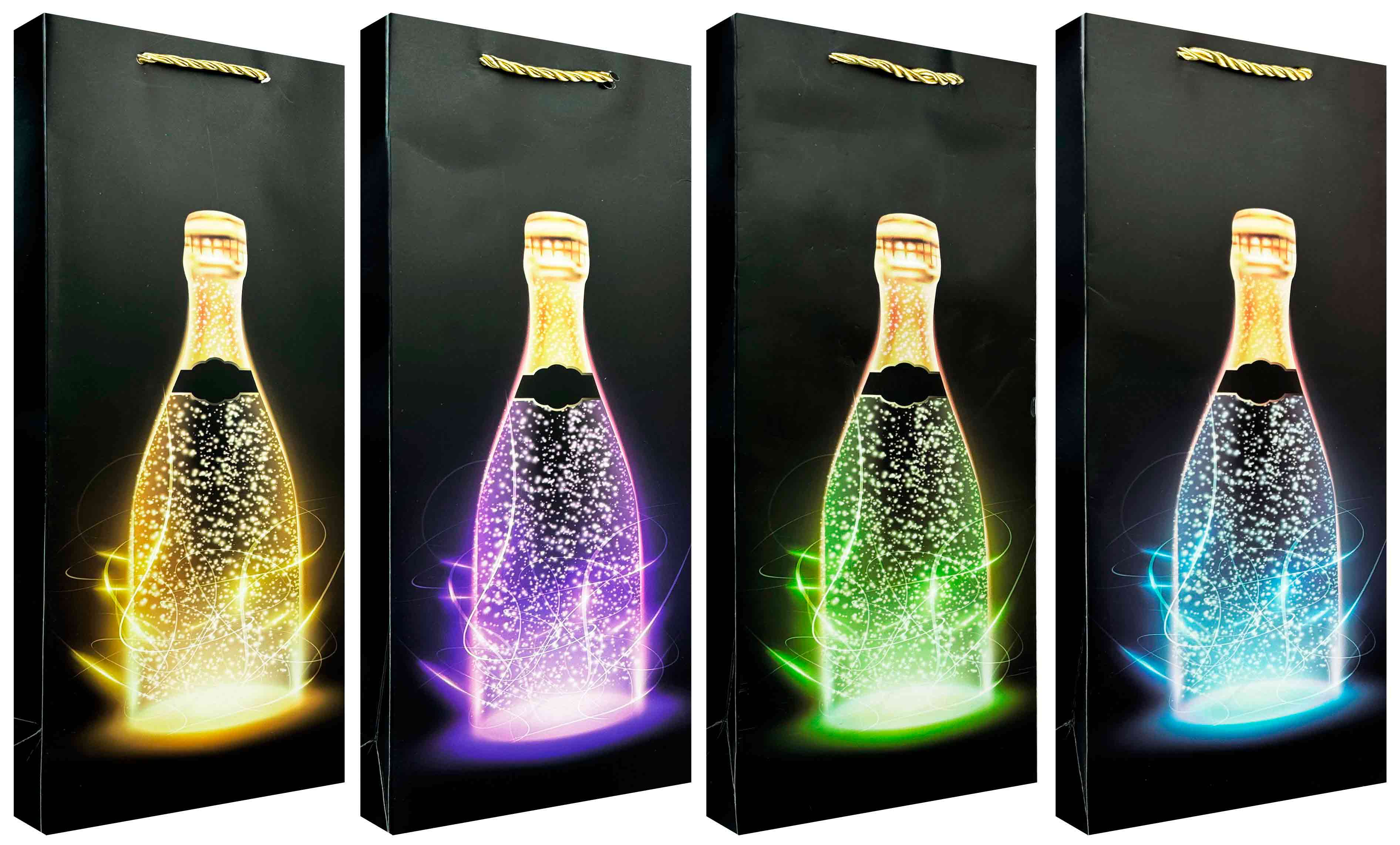 TOREBKA PREZENTOWA 12,5x8x36cm WINO JUS-1056B