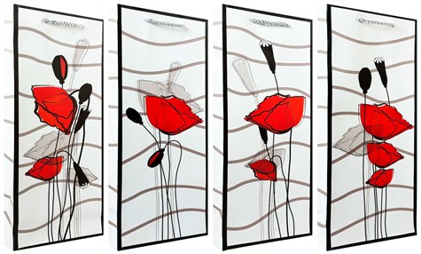 TOREBKA PREZENTOWA 12,5x8x36cm WINO JUS-0922B