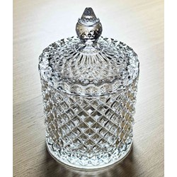 CUKIERNICA SZKLANA OZDOBNA DM-604