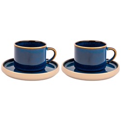 STACK BLUE KOMPLET FILIŻANEK 2+2 250ml