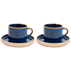 STACK BLUE KOMPLET FILIŻANEK 2+2 250ml