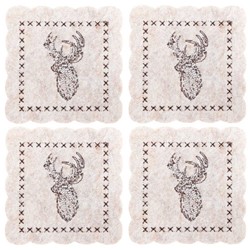 BN DEER BEIGE PODKŁADKA FILCOWA 4szt 10cm 23099391