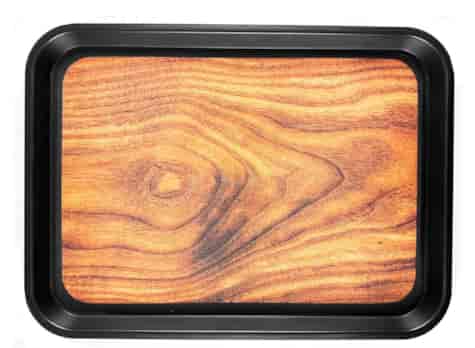 TACA WOODEN ANTYPOŚLIZGOWA PROSTOKĄTNA 41x30cm