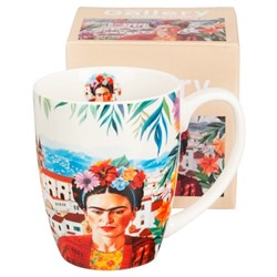 MEXICAN ART RED KUBEK W PUDEŁKU 380ml