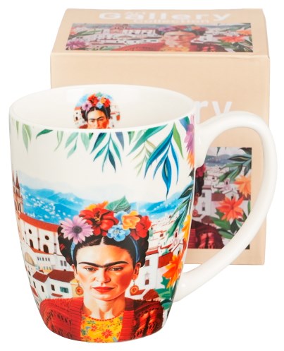 MEXICAN ART RED KUBEK W PUDEŁKU 380ml