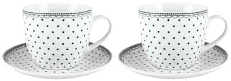 KROPKI KOMPLET FILIŻANEK 2+2 250ml CR2-105