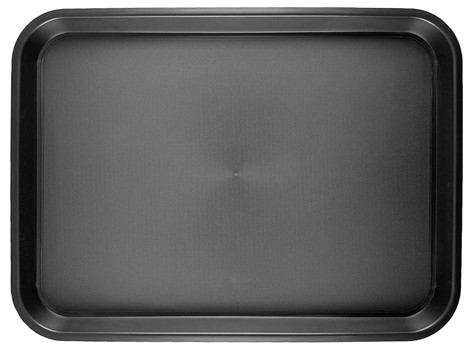 TACA BLACK ANTYPOŚLIZGOWA PROSTOKĄTNA 45x35cm