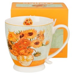 SUNFLOWERS KUBEK NA STOPCE W PUDEŁKU 510ml