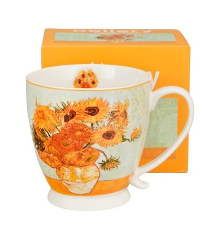 SUNFLOWERS KUBEK NA STOPCE W PUDEŁKU 510ml