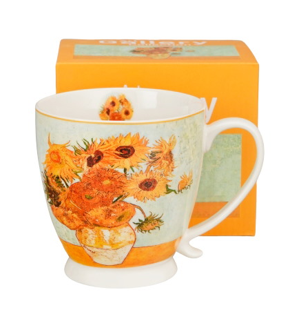 SUNFLOWERS KUBEK NA STOPCE W PUDEŁKU 510ml