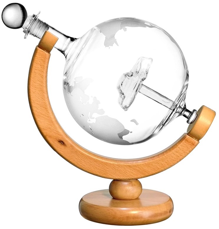 GLOBE KARAFKA AUTO SZKLANA 600ml NA STOJAKU GLOBUS