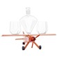 PLANE DIAMOND WHISKY SET 1+2 NA STOJAKU SAMOLOT