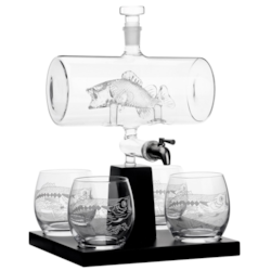 FISH WHISKY SET KRANIK 1+4 NA STOJAKU