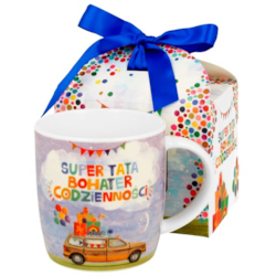 SUPER TATA KUBEK W PUDEŁKU 400ml