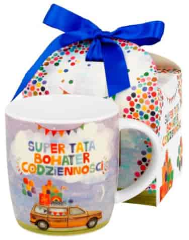 SUPER TATA KUBEK W PUDEŁKU 400ml