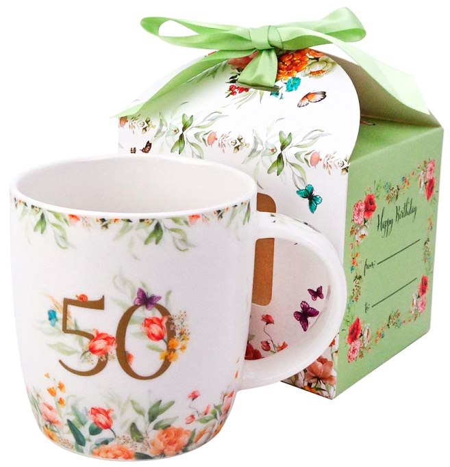 URODZINOWY KUBEK 50 URODZINY 400ml